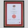 Association of Chartered Certified Accountants certificate frame - Classic Black and Gold