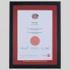 Association of Chartered Certified Accountants certificate frame - Contemporary Matt Black