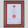 Association of Chartered Certified Accountants certificate frame - Traditional Teak and Gold
