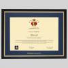 Durham University A4 graduation certificate Frame in Black and Gold