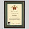 Edge Hill University A4 graduation certificate Frame in Black and Gold
