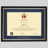 Heriot-Watt University A4 graduation certificate Frame in Black and Gold