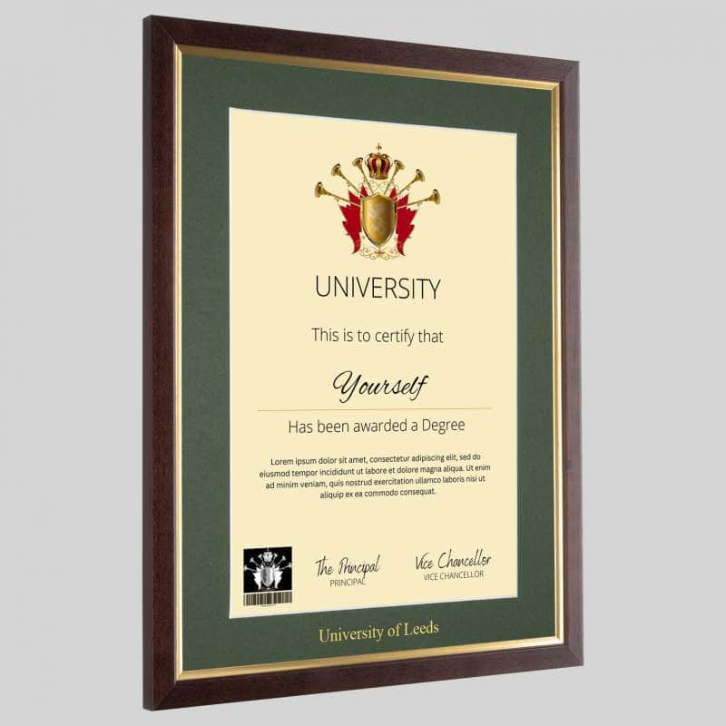 University Of Leeds Graduation Certificate