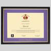 University of Manchester A4 graduation certificate Frame in Black and Gold