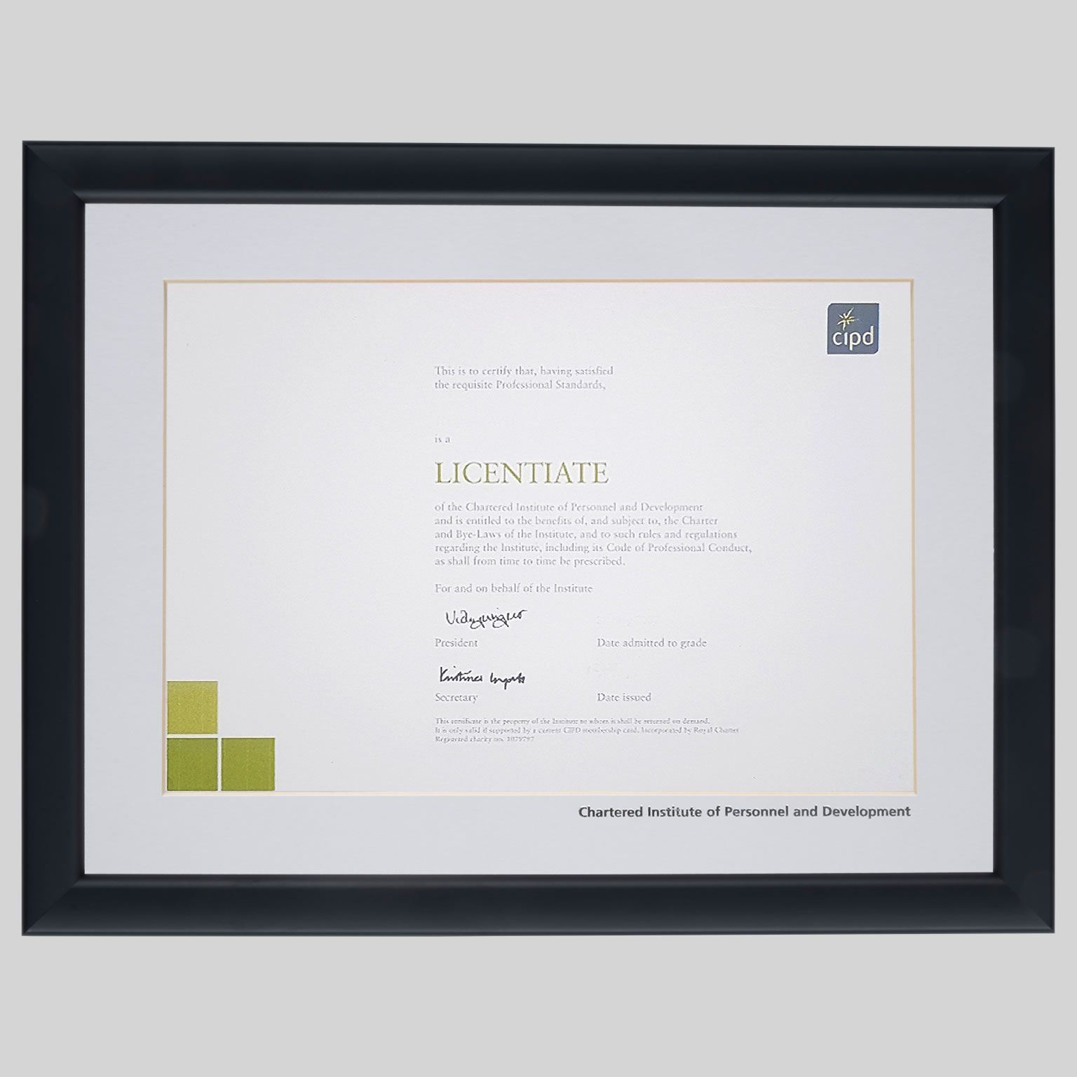 perdev-con-a4ml-1536x1536 Chartered Institute of Personnel and Development certificate frame - Contemporary Matt Black