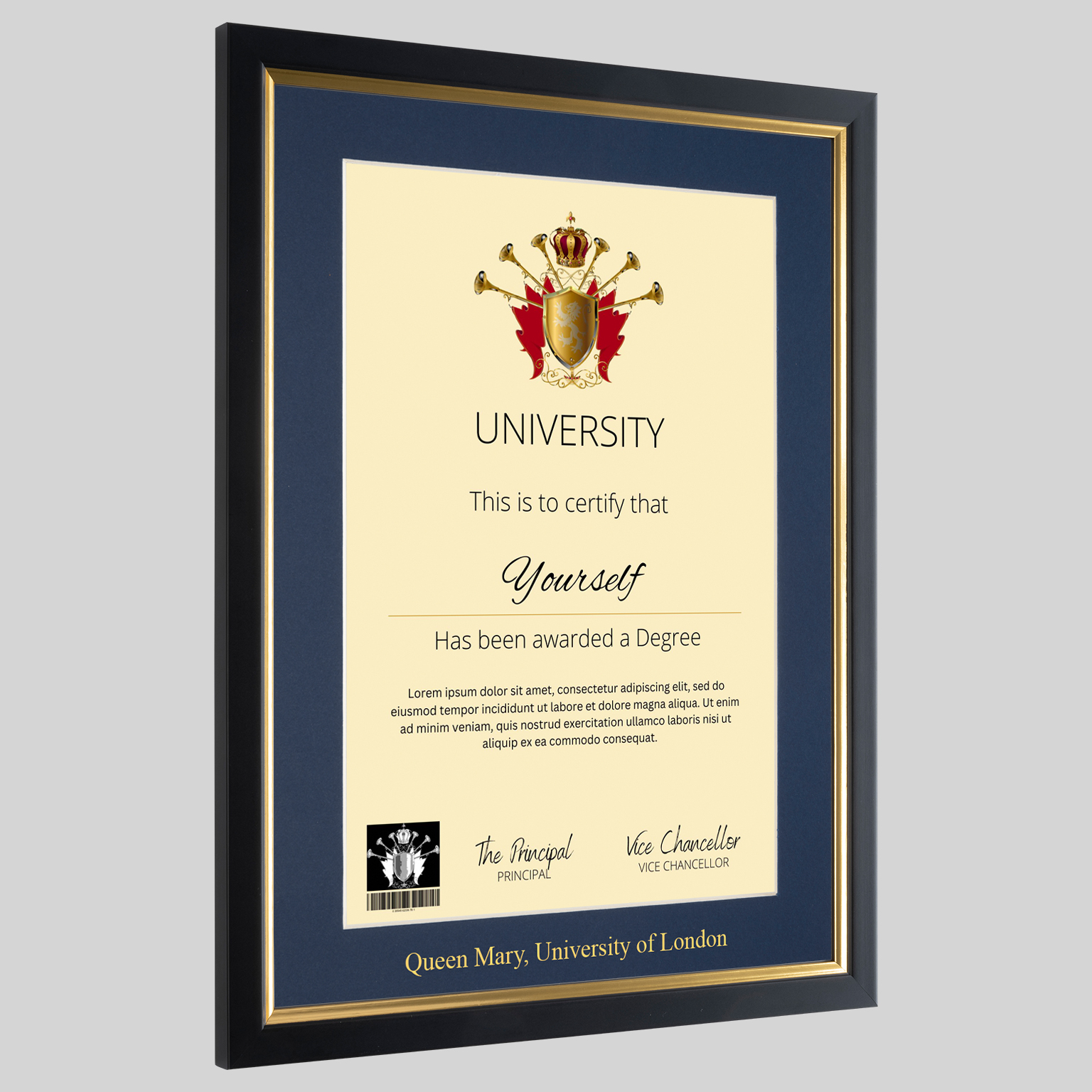 qumarylon-bg-a-1536x1536 University of London A4 graduation certificate Frame in Black and Gold