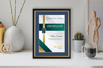 A4 Certificate Frames