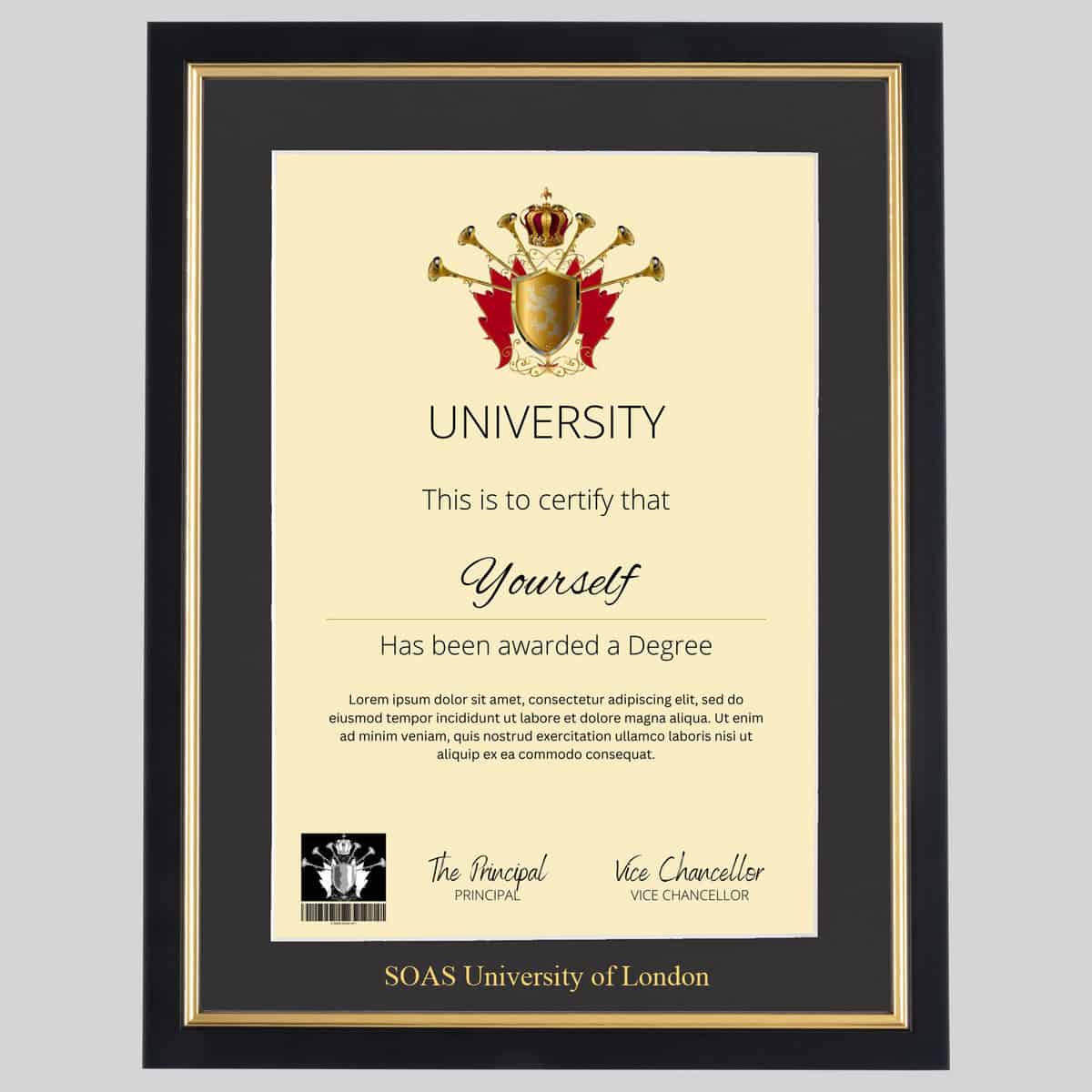 university of the arts london graduation certificate