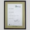 Society of Biology certificate frame - Classic Black and Gold