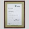 Royal Society of Biology certificate frame