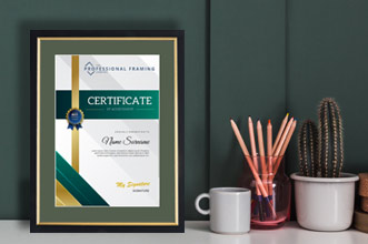 A3 Certificate Frames