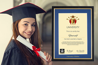 University Certificate Frames