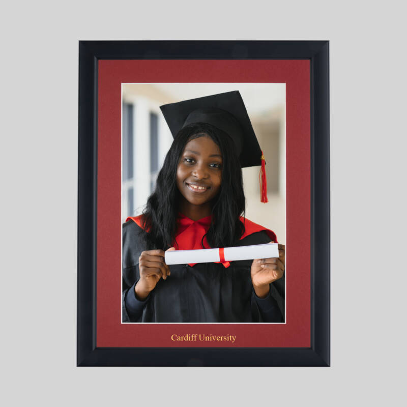 Cardiff University Graduation 10 x 8 Photo Frame - Contemporary Black