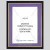 Chartered Institute of Housing certificate frame